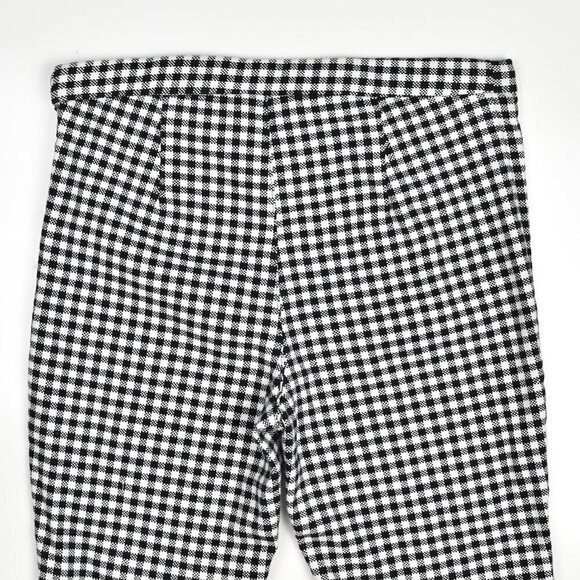 Free People Gingham Skinny Crop Pants 2 - Picture 3 of 6